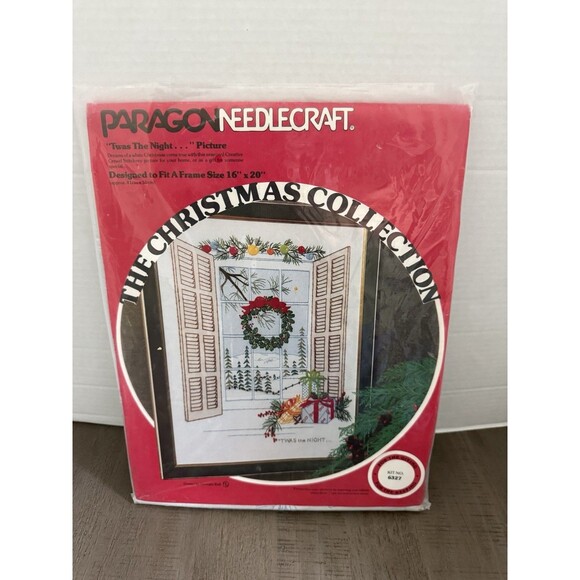 Paragon Needlecraft Other - Vintage Paragon Needlecraft Twas The Night Christmas Collection Kit #6327